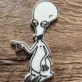 Nam châm Roger từ bộ phim American Dad (8x3mm) - Thumbnail 2
