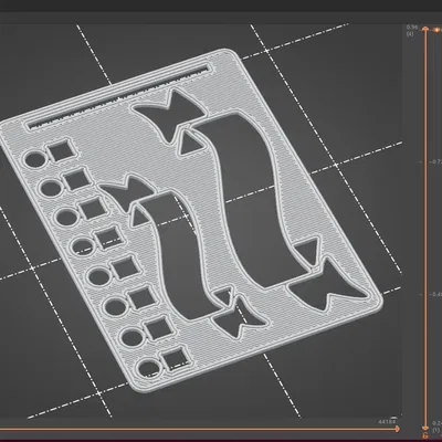 Mẫu stencil banner sóng và danh sách kiểm tra cho văn phòng