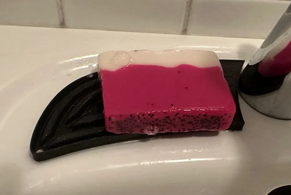 Đĩa xà phòng cho bồn rửa tay nhỏ trong phòng tắm - Image 1