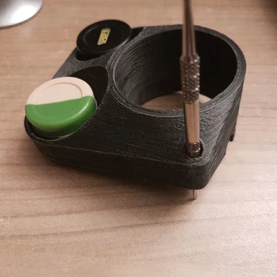 Giá đỡ dụng cụ dab và lọ silicone cho ống nước