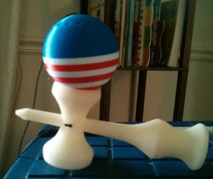 Kendama 3D phong cách Mỹ với họa tiết cờ tổ quốc - Image 2