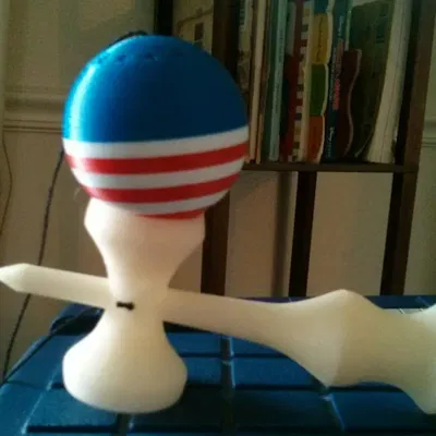Kendama 3D phong cách Mỹ với họa tiết cờ tổ quốc