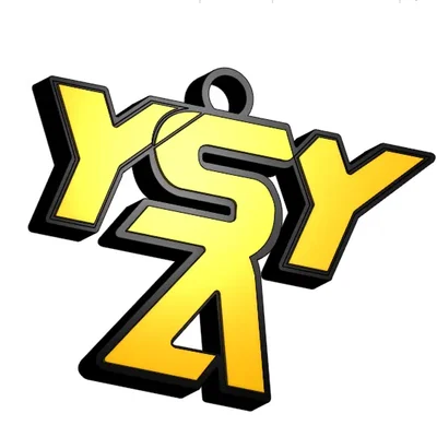 Móc khóa YSY A in 3D với thiết kế độc đáo và cá tính