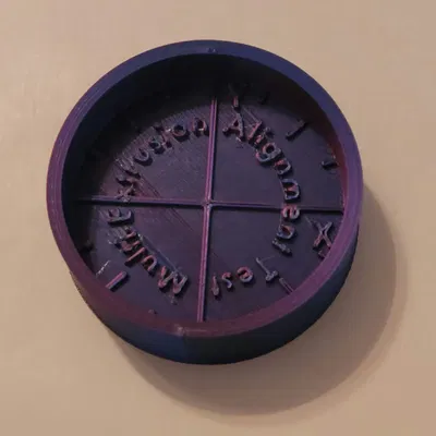 Kiểm tra căn chỉnh màu sắc cho mô hình in 3D đa chiết xuất