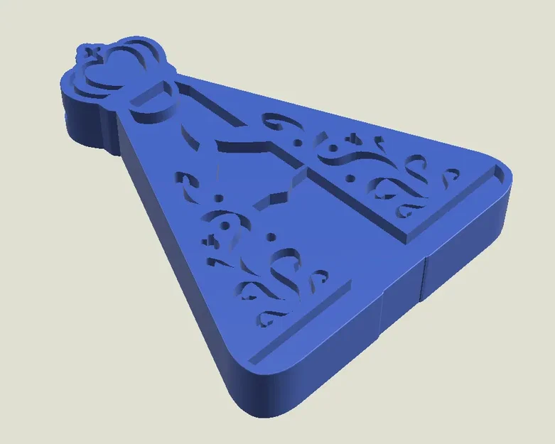 Chaveiro Đức Mẹ Aparecida - Mô hình in 3D đầu tiên - Image 2