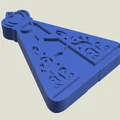 Chaveiro Đức Mẹ Aparecida - Mô hình in 3D đầu tiên - Thumbnail 2