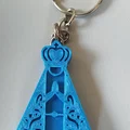 Chaveiro Đức Mẹ Aparecida - Mô hình in 3D đầu tiên - Thumbnail 3