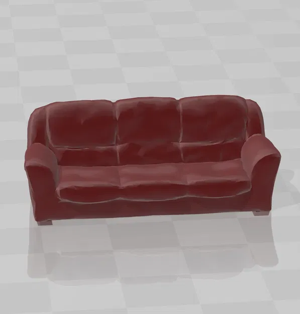 Ghế sofa da mini ấm cúng, dễ thương cho không gian sống - Image 2