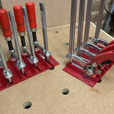 Giá đỡ kẹp T-Track tiện lợi cho không gian làm việc