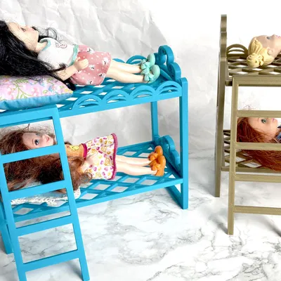 Giường tầng cho búp bê Barbie kích thước Chelsea