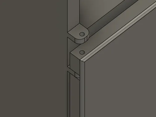 Tủ lạnh hai cánh tỷ lệ 1:12 cho nhà búp bê - Image 4