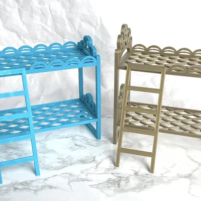 Giường tầng cho búp bê Barbie kích thước Chelsea