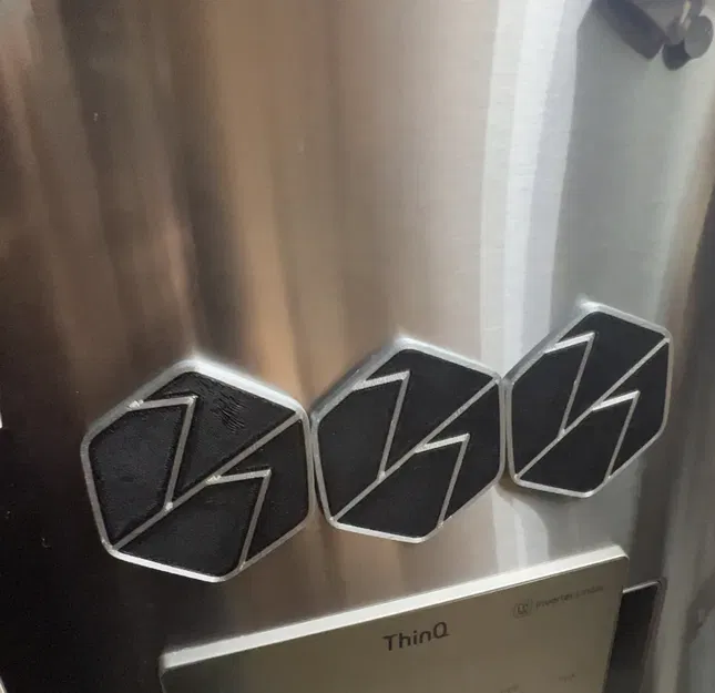 Huy hiệu tủ lạnh đa màu sắc Apple Fitness có thể lật - Image 2