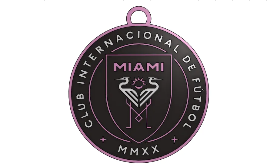 Móc khóa logo Inter Miami CF độc đáo và phong cách - Image 2
