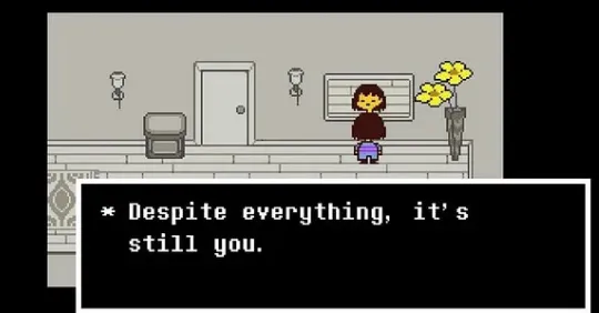Thông điệp gương Undertale: "Dù sao đi nữa, vẫn là bạn - Image 1
