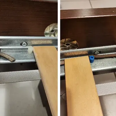 Chốt giữ đai lò xo gỗ cho giường IKEA