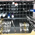 Giá tổ chức bàn với khe để hemostat và dụng cụ y tế - Thumbnail 4