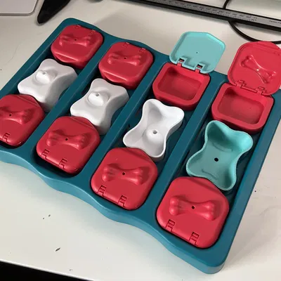 Các bộ phận thay thế cho đồ chơi chó tương tác giải đố của Nina Ottosson - xương, nắp "gạch chó"