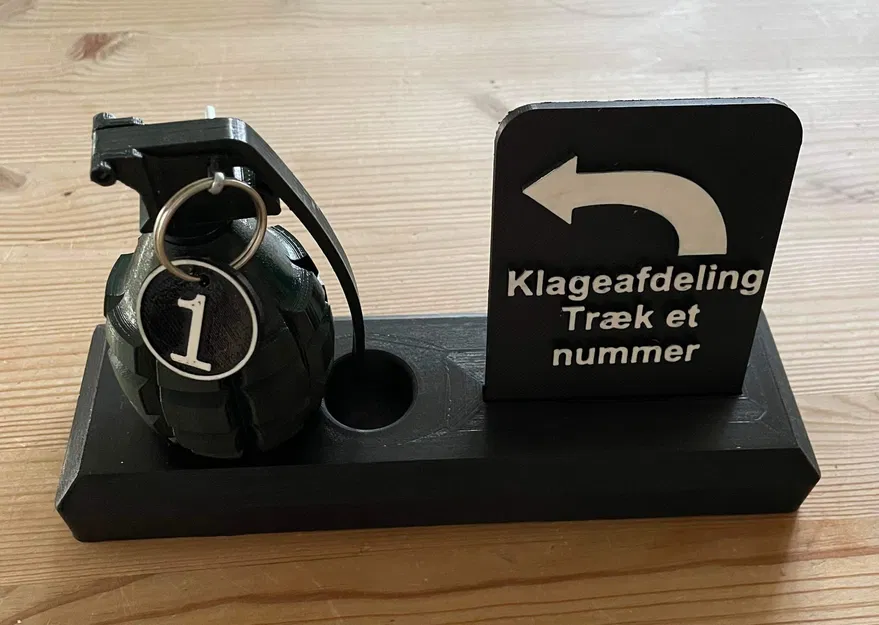 Klage afdeling - Thiết bị lấy số tự động - Image 1