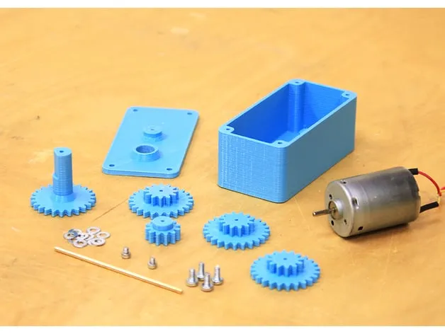 Hộp số tỉ lệ 1/16 cho mô hình cơ khí - Image 1