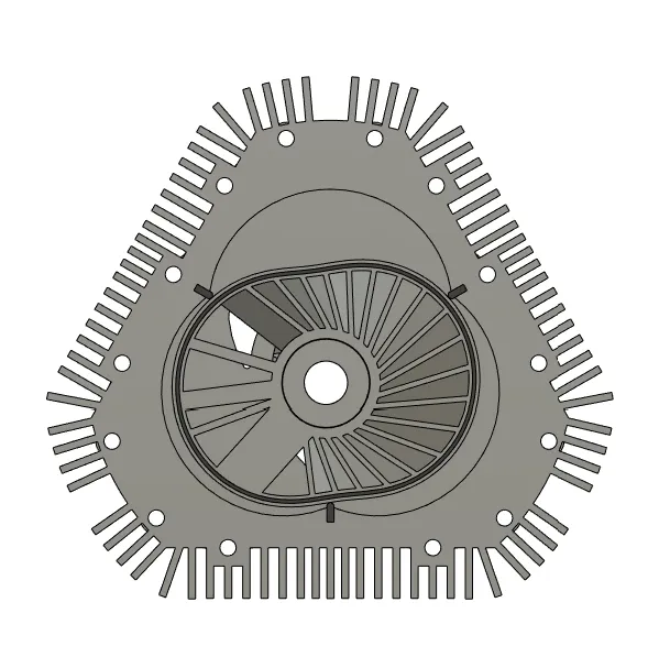 Động cơ X-Mini Piston Lỏng với Crank Quay - Image 1