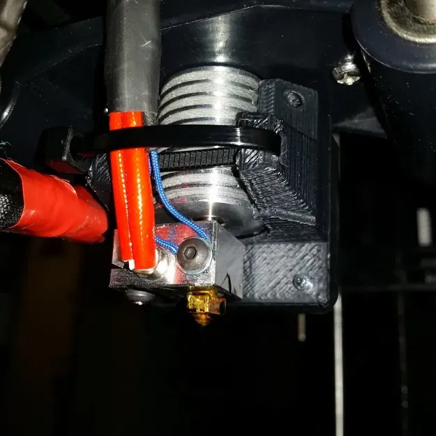 Bộ che quạt E3D V6 40mm kiểu thấp với khóa dây zip - Image 1