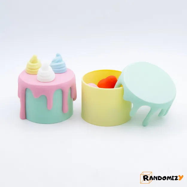 Bánh kem trang trí nhỏ đa năng làm hộp lưu trữ - Image 1