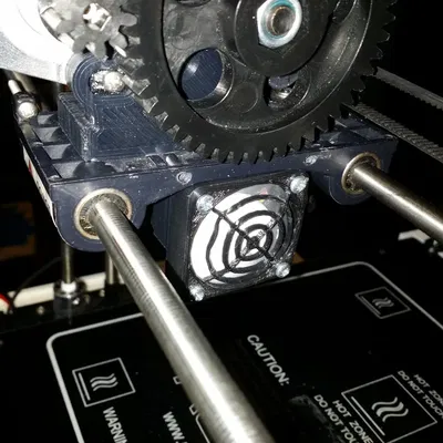 Bộ che quạt E3D V6 40mm kiểu thấp với khóa dây zip