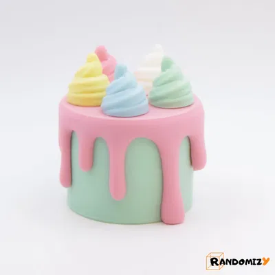 Bánh kem trang trí nhỏ đa năng làm hộp lưu trữ