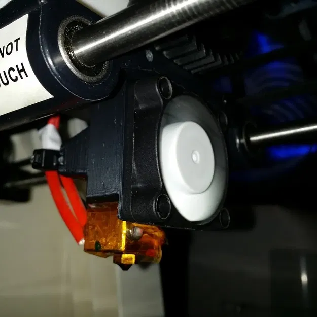 Vỏ quạt 40mm E3D V5 kiểu thấp với khóa zip tie - Image 1