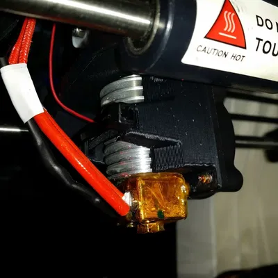 Vỏ quạt 40mm E3D V5 kiểu thấp với khóa zip tie