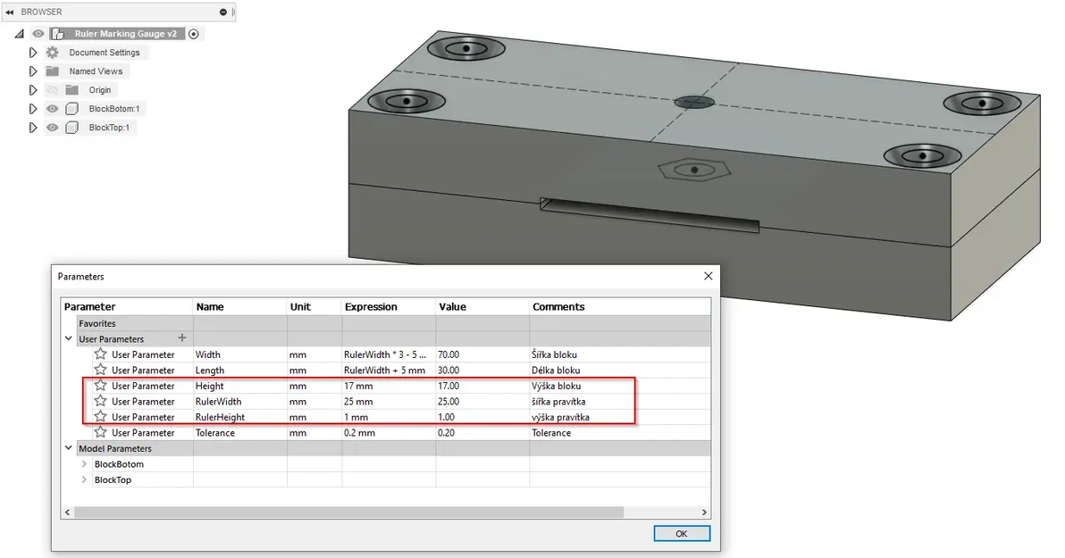 Thước kẻ đánh dấu tham số cho thước thép - Image 2