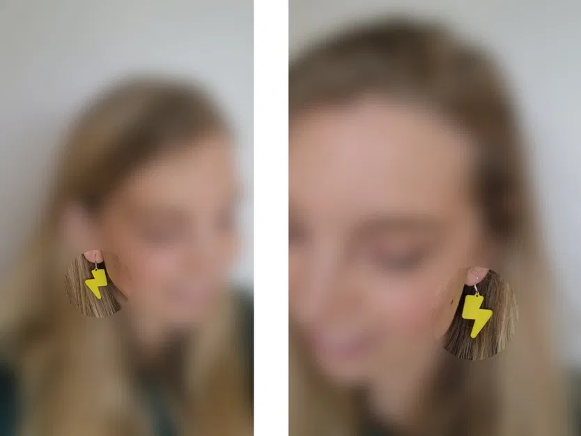 Bông tai hình tia sét độc đáo và thời trang - Image 2