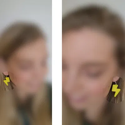 Bông tai hình tia sét độc đáo và thời trang