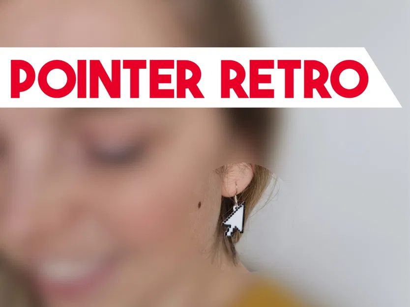 Bông tai hình con trỏ máy tính độc đáo - Image 2