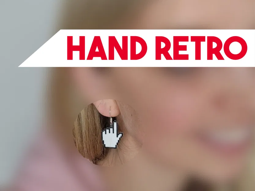 Bông tai hình con trỏ máy tính độc đáo - Image 3