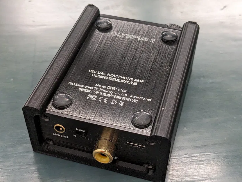 Giá đỡ DAC FIIO E10K lắp dưới bàn - Image 4