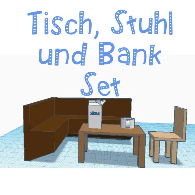 Bộ bàn, ghế và băng ghế cho trẻ em - Image 1