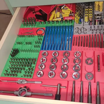 Bộ ngăn kéo Gridfinity tùy chỉnh cho công cụ