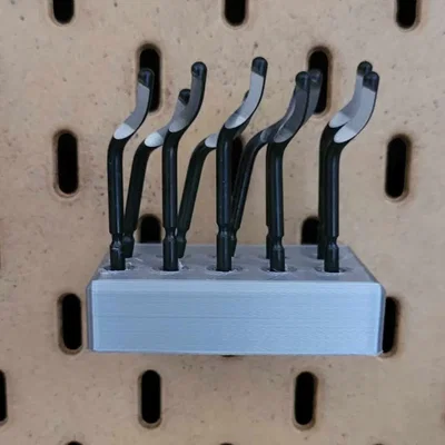 Giá đỡ lưỡi dao công cụ đê burring hệ thống Skadis của IKEA