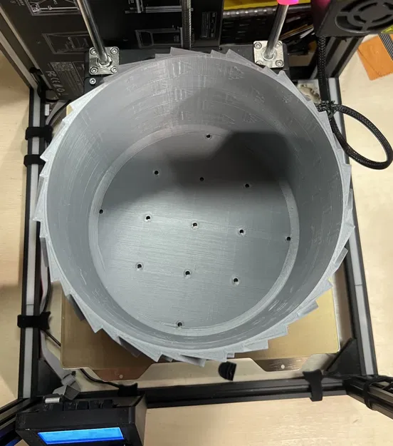 Chậu cây hình vảy rồng XL với lỗ thoát nước - Image 3