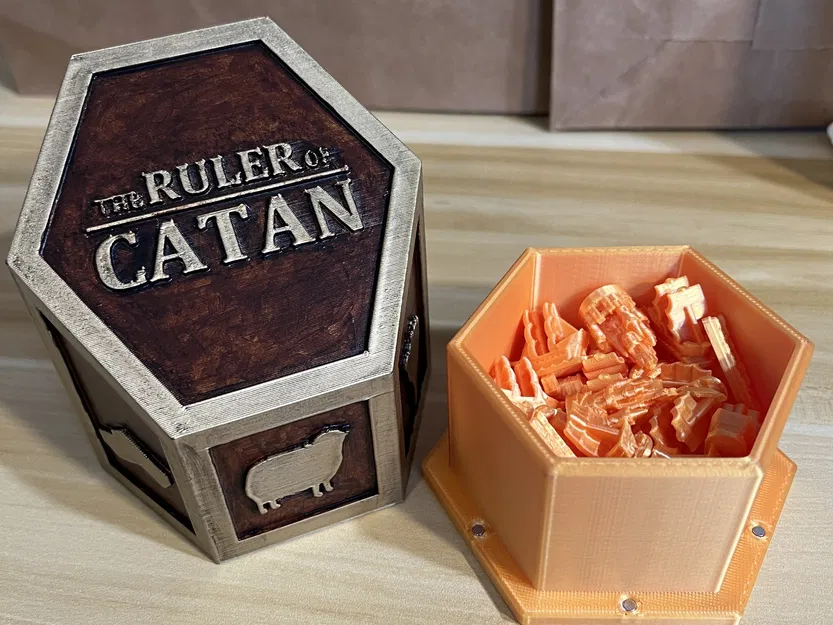 Bình chứa huy chương Catan với đáy nam châm - Image 1