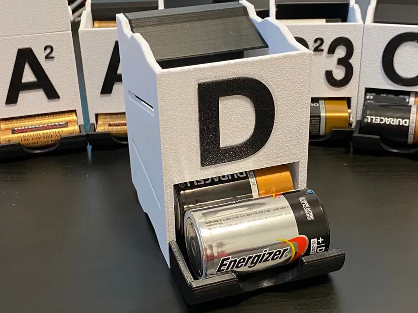 Giá đỡ pin D xếp chồng cải tiến - Image 1