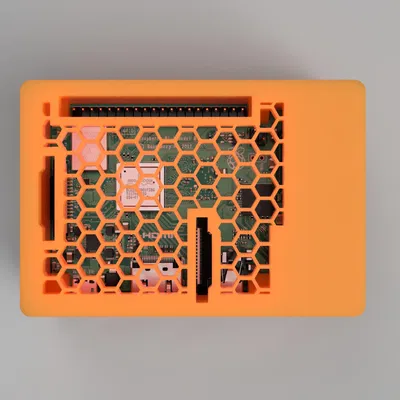 Vỏ máy Raspberry Pi 3B+ in 3D với thiết kế độc đáo