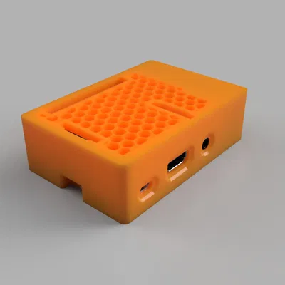 Vỏ máy Raspberry Pi 3B+ in 3D với thiết kế độc đáo