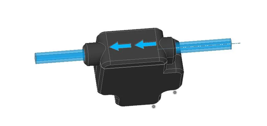 Cảm biến phát hiện hết filament với chèn PTFE cải tiến - Image 1