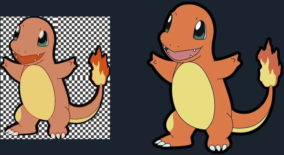 Charmander nhiều màu sắc từ HueForge - Image 1