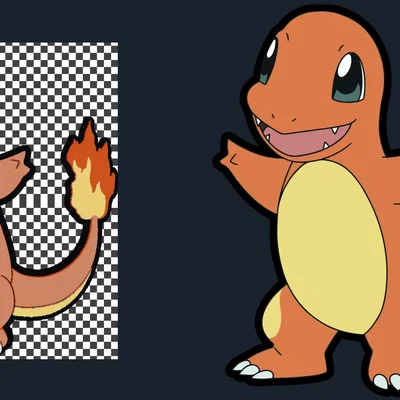 Charmander nhiều màu sắc từ HueForge