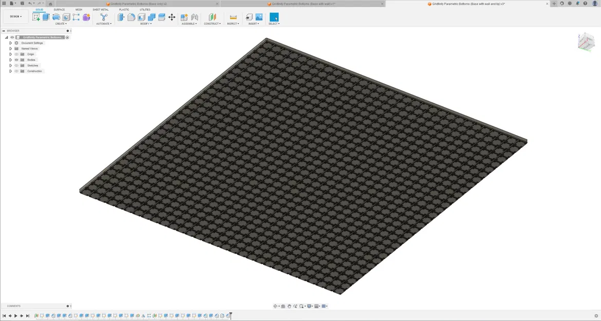 Đế mô hình Gridfinity tham số 30x30 cho in 3D - Image 2
