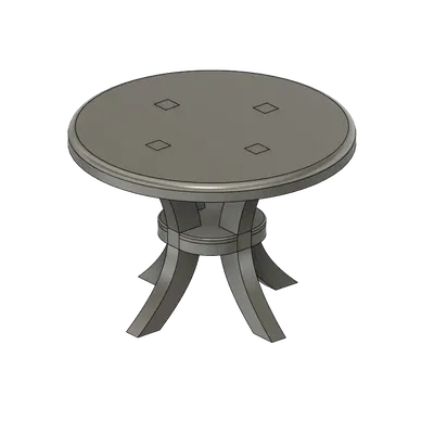 Bàn tròn nhỏ cho không gian sống